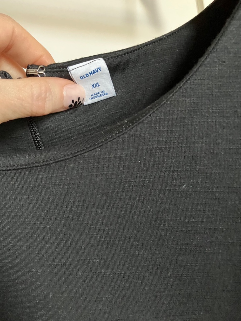 Old Navy Black Short-Sleeve Sheath Dress w/Zipper. XXL. New with Tags. - Picture 7 of 10